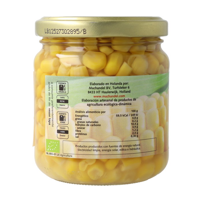 Machandel Maíz Dulce Bio Demeter 350g Machandel Maíz Dulce Bio Demeter 350g