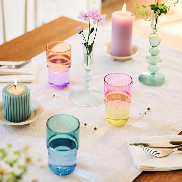 Luminarc Verre Candy Mix 32 cL Vert en Verre Trempé