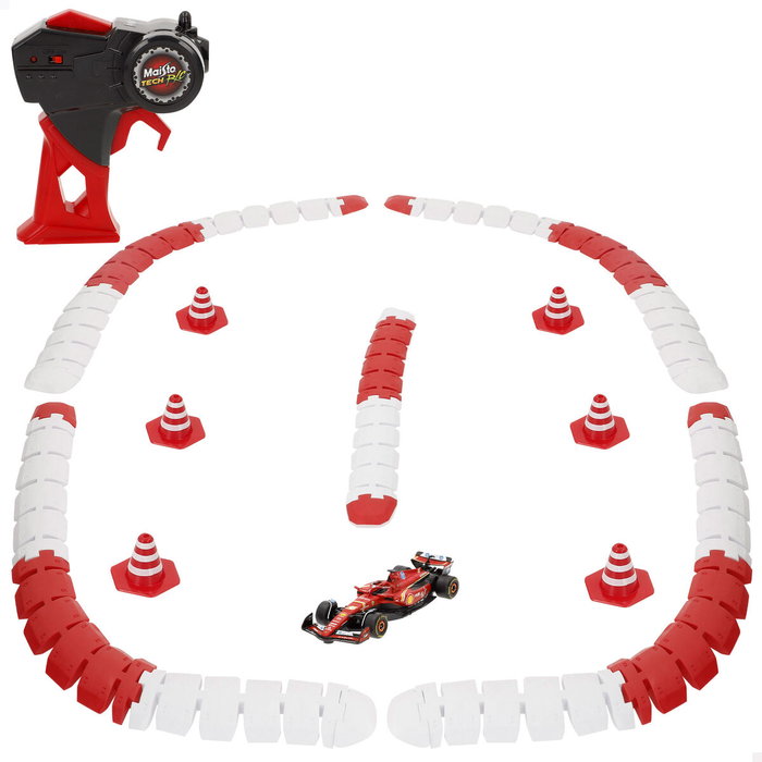 Voiture Télécommandée Audi F1 2024 FERRARI SF-24 Noir Rouge (4 Unités)