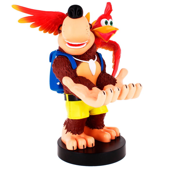 EXQUISITE GAMING Support de fixation figure Banjo-Kazooie Cable Guy 20 cm - Compatible PS5, Xbox Series et iPhone