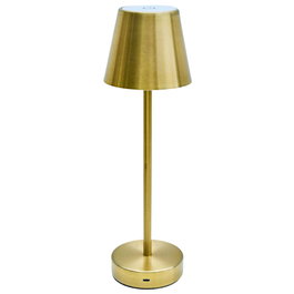Home Deco Factory Lámpara Táctil USB Dorada