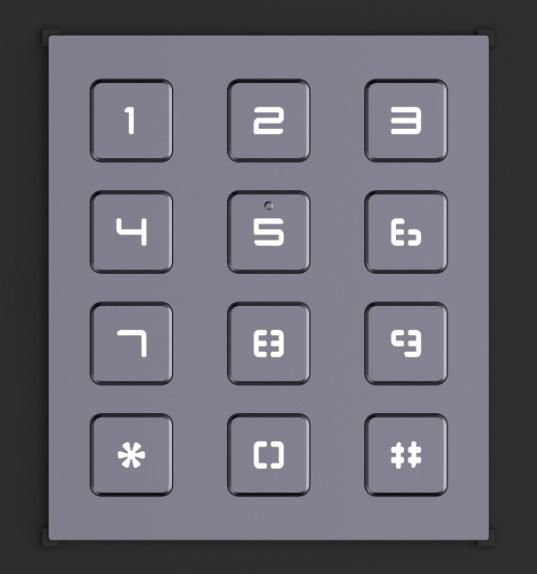Hikvision Station d'accueil modulaire Pro série KD8 avec clavier tactile rétroéclairé, protection IP65 IK07 et ouverture par code Hikvision Station d'accueil modulaire Pro série KD8 avec clavier tactile rétroéclairé, protection IP65 IK07 et ouverture par code