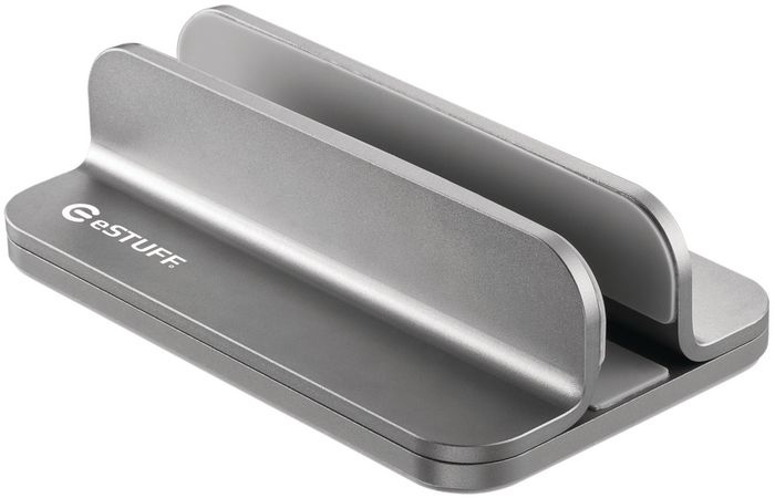 eSTUFF Support universel pour ordinateur portable - Support réglable en aluminium anodisé pour bureau avec patins anti-rayures - Compatible avec tous les ordinateurs portables eSTUFF Support universel pour ordinateur portable - Support réglable en aluminium anodisé pour bureau avec patins anti-rayures - Compatible avec tous les ordinateurs portables