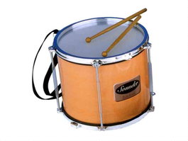 Reig Tambour sonore métallisé 21 x 26 cm en coffret - Jouet musical pour enfants dès 3 ans