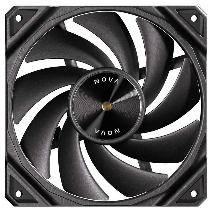 Antec Nova Pack de 3 Ventilateurs de Boîtier 120 mm - Noir - Refroidissement Silencieux avec Roulement FDB