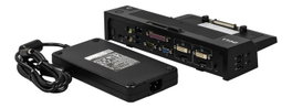Dell E-Port II Advanced Port Replicator - Station d'accueil avec USB 3.0, VGA, 2x DisplayPort, 2x DVI-D, alimentation 240W - Compatible Precision M4700/M4800/M6700/M6800
