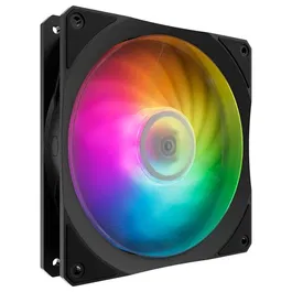 Cooler Master Mobius 140P ARGB - Ventilateur PC 14 cm - 1900 tr/min - Noir - Flux d'air 130 m³/h - Pression 2.3 mmH₂O - 30 dB
