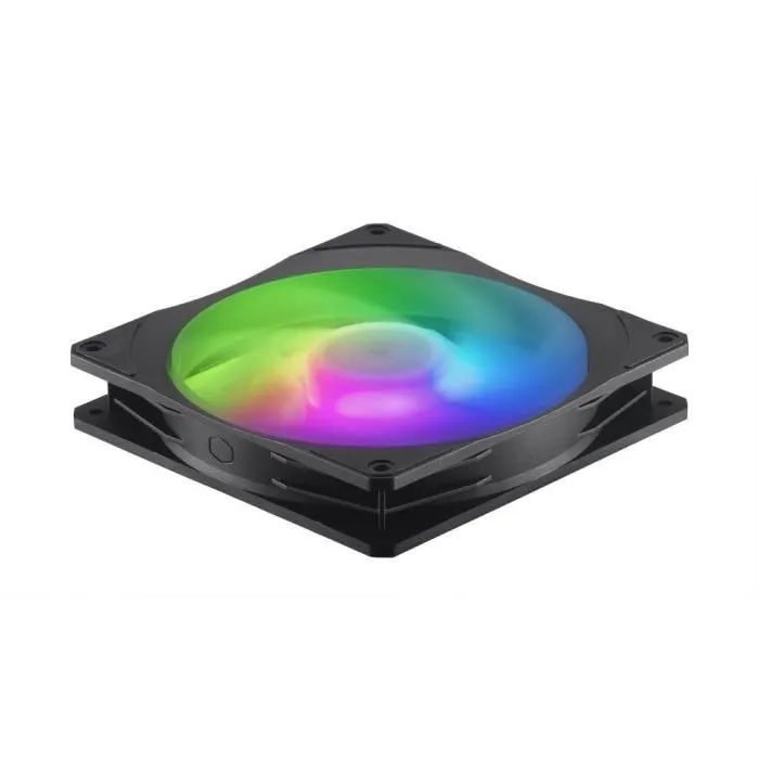 Cooler Master Mobius 140P ARGB - Ventilateur PC 14 cm - 1900 tr/min - Noir - Flux d'air 130 m³/h - Pression 2.3 mmH₂O - 30 dB