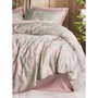 BigBuy Home Parure de lit Satin de coton Poudre 220 x 240 cm