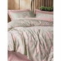 BigBuy Home Parure de lit Satin de coton Poudre 220 x 240 cm
