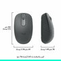 Logitech 910-007459 Souris sans fil M196 Graphite, Bluetooth et USB