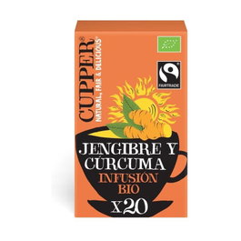 Cupper Infusion Gingembre et Curcuma Bio 20 filtres