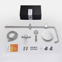 IBERGRIF Ensemble colonne de douche chrome M17059