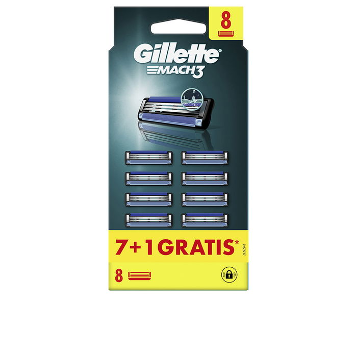 Gillette MACH 3 Recharges de Rasoir pour Homme, 8 Pièces Gillette MACH 3 Recharges de Rasoir pour Homme, 8 Pièces