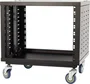 Algamaudio Rack de Studio Modulaire 8U avec Roues - Noir - Armoire Rack 19 Pouces