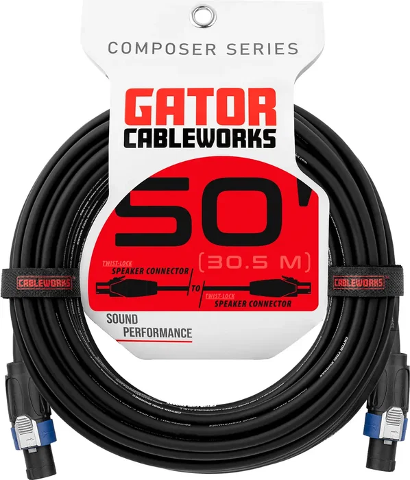 Cableworks Câble Enceinte Speakon/Speakon 15 m