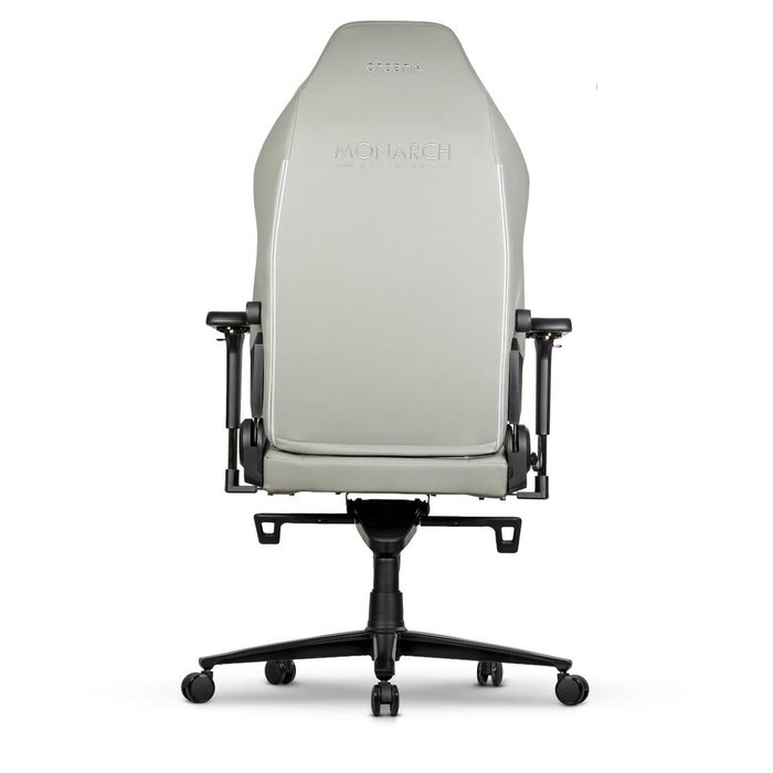 Phoenix technologies Phoenix Monarch Remaster Salle de Jeu Cuir Napa Gris avec Support Lombaire Intégré et Repose-tête Magnétique
