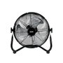 EDM Product Ventilateur de Sol EDM industriel Noir 45 W Ø 30 x 41 cm