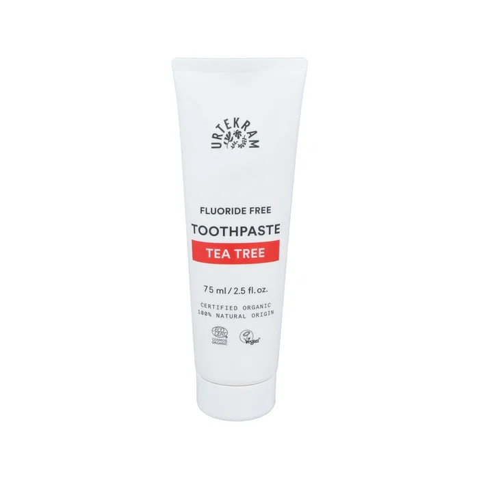 URTEKRAM Dentifrice à l'Arbre à Thé 75ml - Eco Vegan, Bio, Sans Fluor URTEKRAM Dentifrice à l'Arbre à Thé 75ml - Eco Vegan, Bio, Sans Fluor