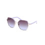 Guess Gafas Lunettes de Soleil Femme GU00108 92W Carrées Bleu Verres 60mm Monture Bleue Pont 17mm Branches 140mm