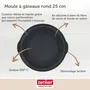 Zenker Moule à Manqué en Silicone Fibre de Verre Noir Ø 25 cm pour Gâteaux Croustillants