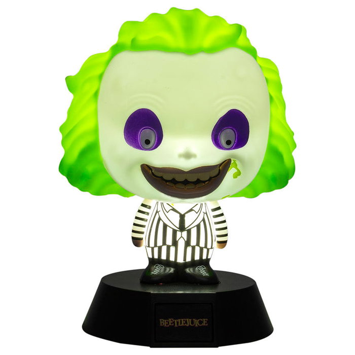 Paladone Lampe Icon Beetlejuice - Lampe décorative et de collection - Fonctionne avec 2 piles AAA - Dimensions 10 cm