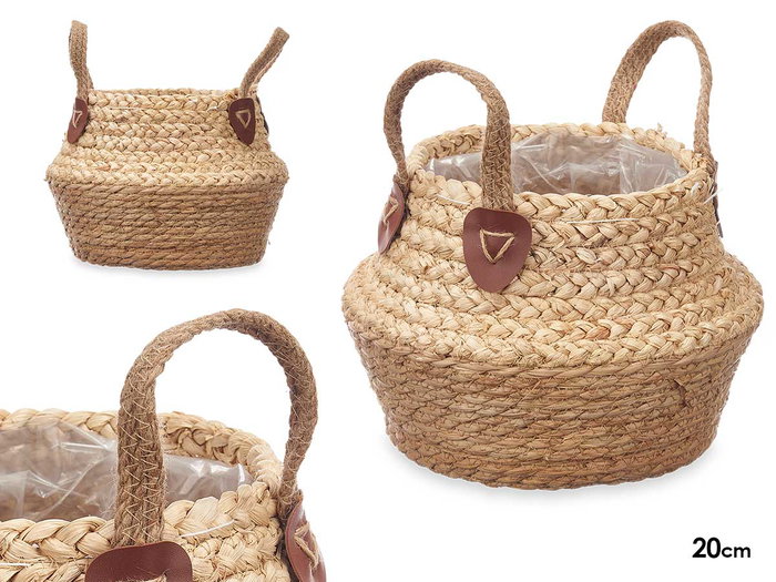 GIFTDECOR Panier pliable en esparto avec anses Naturel GIFTDECOR Panier pliable en esparto avec anses Naturel