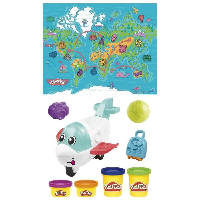 Play-Doh Set Starters My Plane of Discovery, Jouet Enfant Avion, 3 ans et plus, HAS5010996201423
