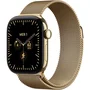 Apple Watch Series 12 GPS + Cellular - 42mm - Boîtier Radiant Gold Titanium - Bracelet Radiant Gold Milanese Loop