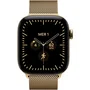 Apple Watch Series 12 GPS + Cellular - 42mm - Boîtier Radiant Gold Titanium - Bracelet Radiant Gold Milanese Loop