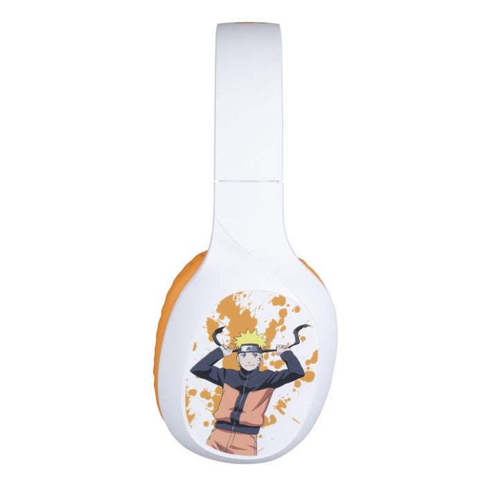 Konix Casque audio Naruto Shippuden Bluetooth 5.3 Blanc et Orange Konix Casque audio Naruto Shippuden Bluetooth 5.3 Blanc et Orange