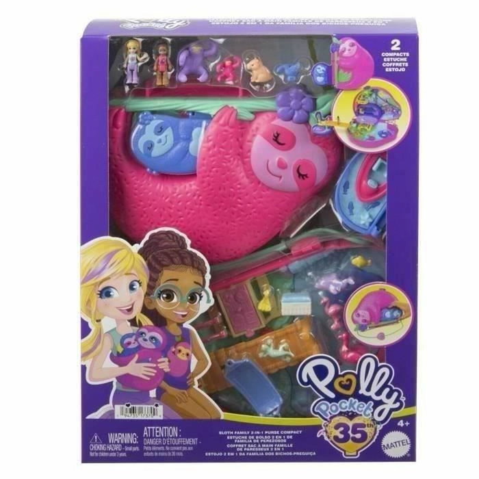 Polly Pocket Sac Surprises Famille des Paresseux 2 en 1