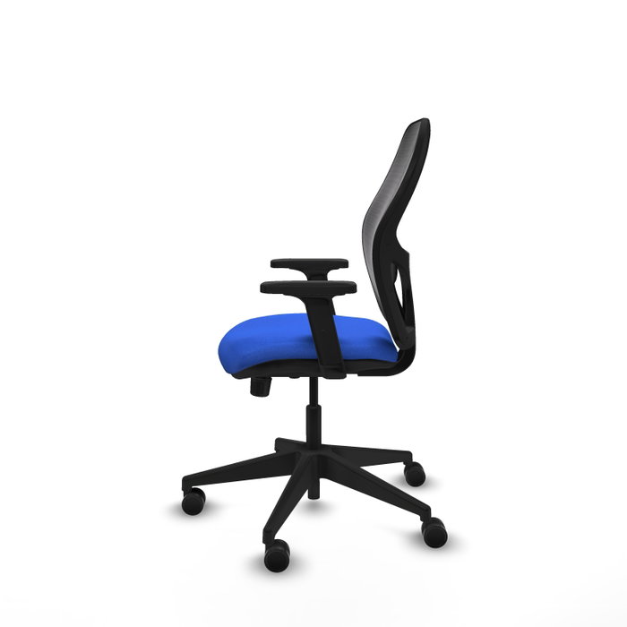 PIQUERAS Y CRESPO Chaise Alocén Synchro Bleu et Noir, Accoudoirs 2D