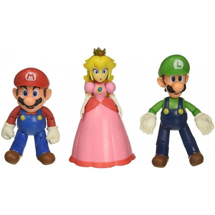 JAKKS PACIFIC Lot de 3 figurines Super Mario 10 cm