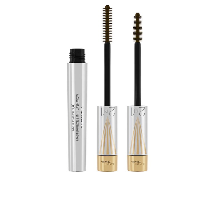 MAX FACTOR MASTERPIECE 2 EN 1 LASH WOW Mascara #02 Marron Noir 7 ml MAX FACTOR MASTERPIECE 2 EN 1 LASH WOW Mascara #02 Marron Noir 7 ml