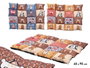 Mascow Couchage pour Animal de Compagnie Rectangulaire 65x95 cm Tissu Polyester avec Base Antidérapante (Set de 6)