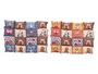 Mascow Couchage pour Animal de Compagnie Rectangulaire 65x95 cm Tissu Polyester avec Base Antidérapante (Set de 6)