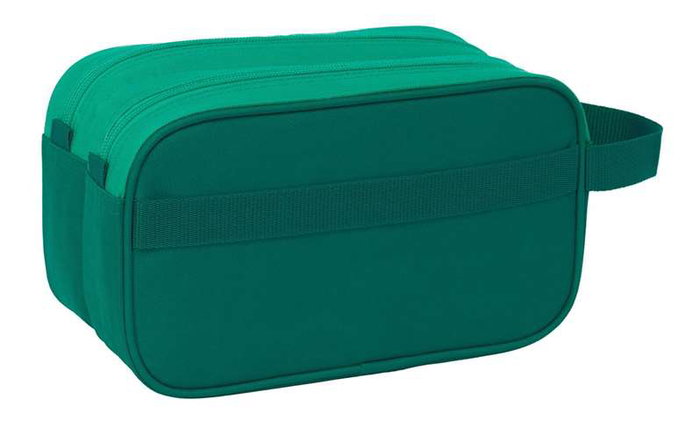 Safta Neceser 2 cremalleras adapt.carro Real Betis Balompie, nécessaire de voyage 26x15x12.5 cm pour enfant, sac à bandoulière Safta Neceser 2 cremalleras adapt.carro Real Betis Balompie, nécessaire de voyage 26x15x12.5 cm pour enfant, sac à bandoulière