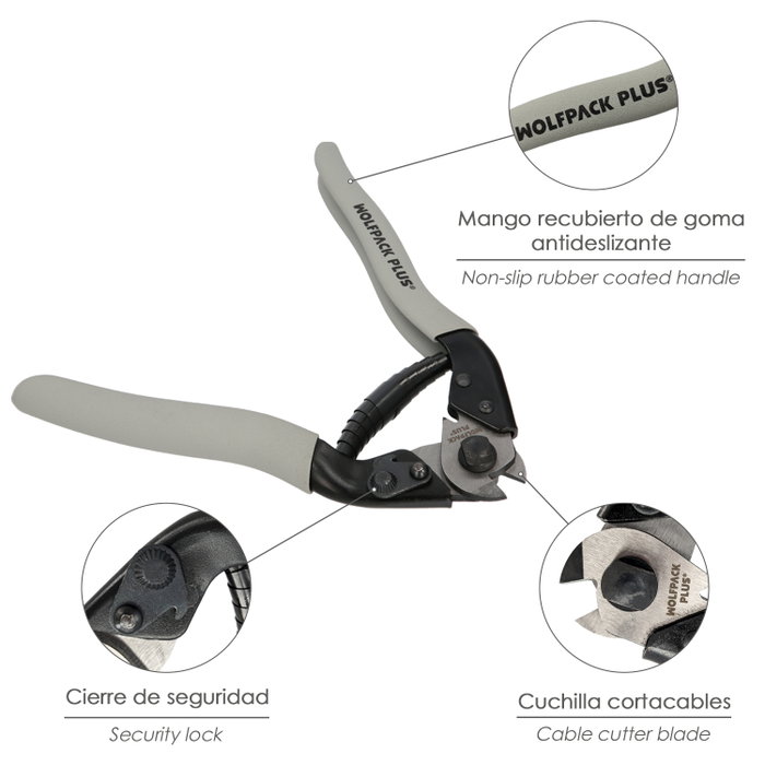 WOLFPACK LINEA PROFESIONAL Coupe-câbles 190mm