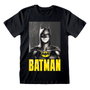 Batman T-shirt à manches courtes Keaton Batman Noir Unisexe XL