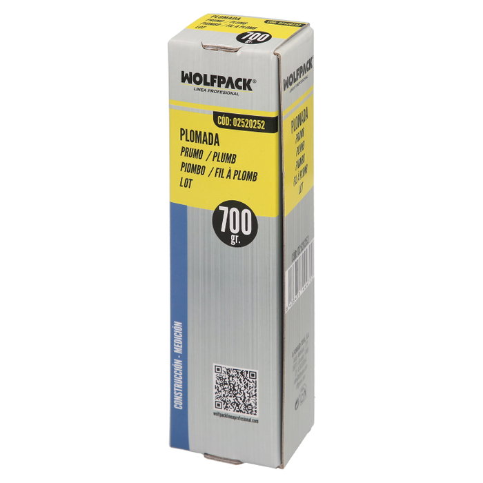 WOLFPACK LINEA PROFESIONAL Fil à plomb professionnel Maurer noix aimant 700 g WOLFPACK LINEA PROFESIONAL Fil à plomb professionnel Maurer noix aimant 700 g