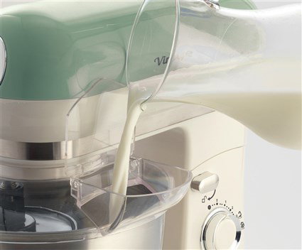 Ariete 1588/04 Robot de cuisine vintage vert, bol inox, 10 vitesses + fonction pulse, avec accessoires