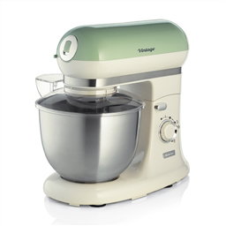 Ariete 1588/04 Robot de cuisine vintage vert, bol inox, 10 vitesses + fonction pulse, avec accessoires