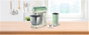 Ariete 1588/04 Robot de cuisine vintage vert, bol inox, 10 vitesses + fonction pulse, avec accessoires