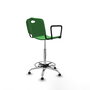 PIQUERAS Y CRESPO Tabouret Robledo Pivotant Vert