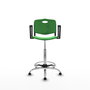 PIQUERAS Y CRESPO Tabouret Robledo Pivotant Vert