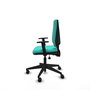PIQUERAS Y CRESPO Chaise Elche Asynchrone Cuir écologique Turquoise