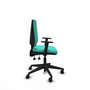 PIQUERAS Y CRESPO Chaise Elche Asynchrone Cuir écologique Turquoise