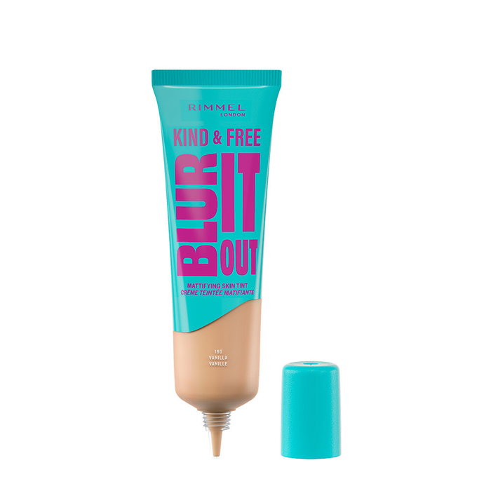 Rimmel London Fond de Teint Kind & Free Blur It Out #160-Vanille Matifiant Effet Lissant 30 ml