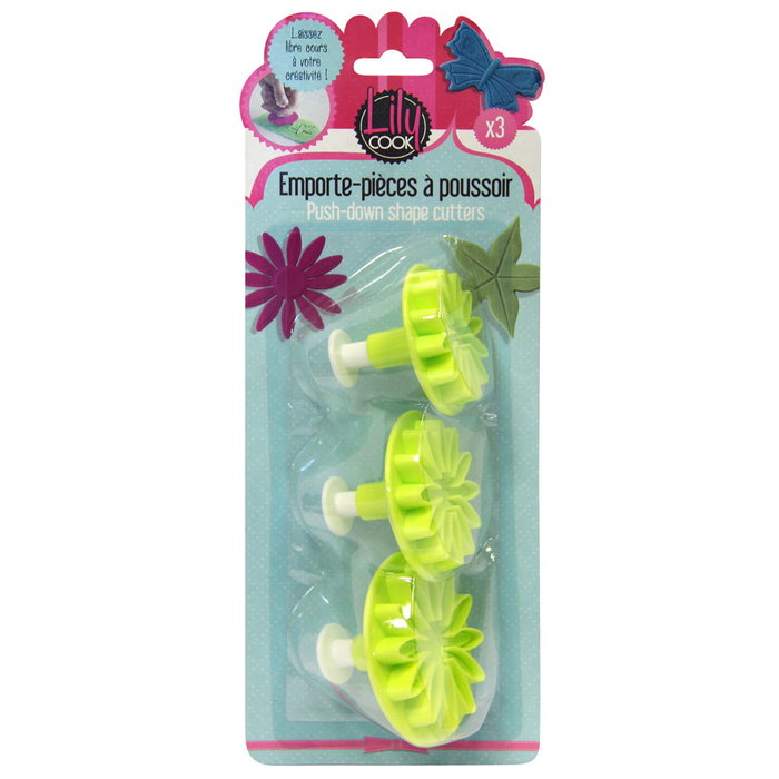 Lily Cook Ensemble de 3 Emporte-pièces Assortis Lily Cook Ensemble de 3 Emporte-pièces Assortis